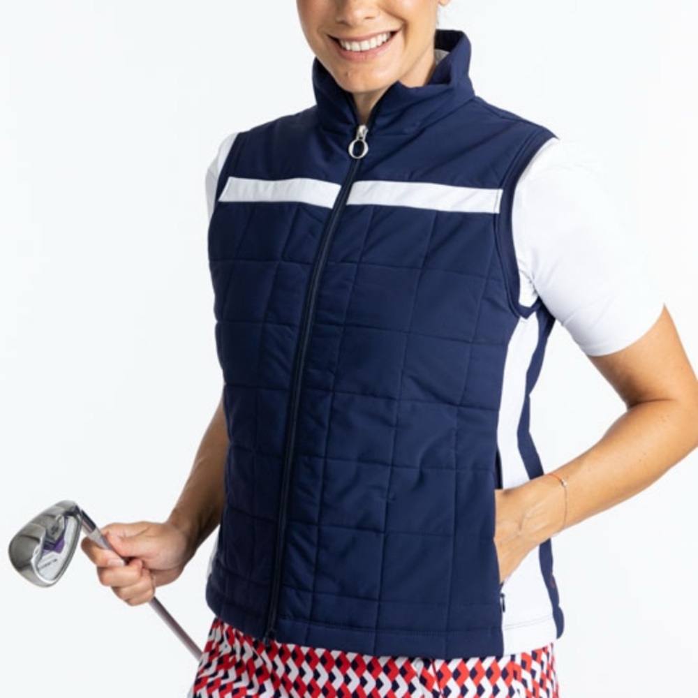 Kinona, Ladies Chill Layer Golf Vest, Navy, Size M